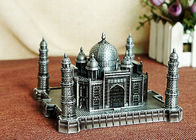 วัสดุโลหะ DIY ของขวัญงานฝีมือโลกที่มีชื่อเสียงรูปแบบอาคารอินเดียทัชมาฮาลแบบจำลอง