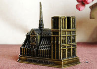 โลหะอัลลอยของขวัญงานฝีมือ DIY ดีอาคารโลกที่รู้จักกัน / แบบจำลอง 3 มิติ Notre Dame De Paris