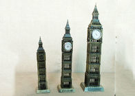 ตกแต่งบ้าน DIY ของขวัญงานฝีมือลอนดอนที่มีชื่อเสียงนาฬิกาบิ๊กเบนรูปปั้นเหล็กวัสดุ