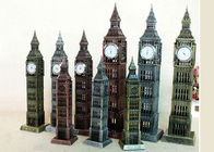 ตกแต่งบ้าน DIY ของขวัญงานฝีมือลอนดอนที่มีชื่อเสียงนาฬิกาบิ๊กเบนรูปปั้นเหล็กวัสดุ
