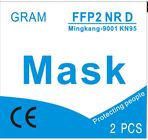 FFP2 Mask พร้อมใบรับรอง CE ผลิตภัณฑ์ดูแลส่วนบุคคลเพื่อการป้องกันทางการแพทย์ใน Coronavirus