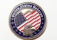 ทหารที่กำหนดเองเหรียญกีฬาสไตล์ทหารผ่านศึกสหรัฐอเมริกาที่มีสัญลักษณ์อีเกิ้ล