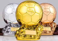รางวัลที่กำหนดเองฟุตบอลรางวัลวัสดุเรซินแอพลิเคชันการแข่งขันฟุตบอล Sporsts
